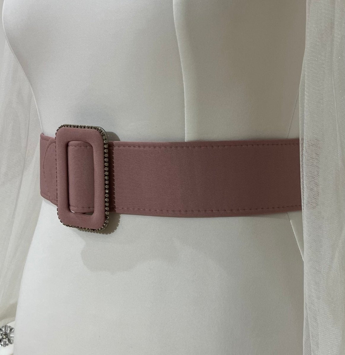 ORION: Ceinture élastique Boucle Bijou - Aube Couture